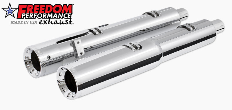 INDIAN 4.5" 2-STEP SLIP-ONS ONLY FOR CHALLENGER / PURSUIT / CHIEFTAIN / SPRINGFIELD / ROADMASTER BAGGERS (SPECIAL ORDER)