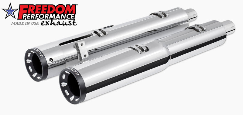 INDIAN 4.5" 2-STEP SLIP-ONS ONLY FOR CHALLENGER / PURSUIT / CHIEFTAIN / SPRINGFIELD / ROADMASTER BAGGERS (SPECIAL ORDER)