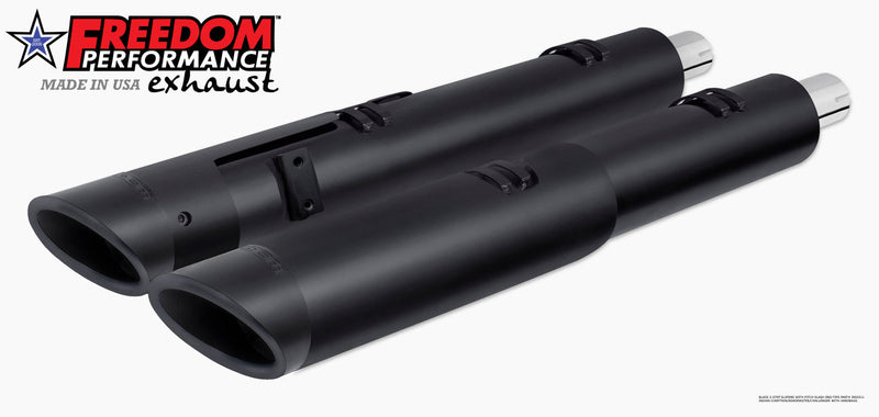 INDIAN 4.5" 2-STEP SLIP-ONS ONLY FOR CHALLENGER / PURSUIT / CHIEFTAIN / SPRINGFIELD / ROADMASTER BAGGERS (SPECIAL ORDER)