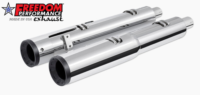 INDIAN 4.5" 2-STEP SLIP-ONS ONLY FOR CHALLENGER / PURSUIT / CHIEFTAIN / SPRINGFIELD / ROADMASTER BAGGERS (SPECIAL ORDER)