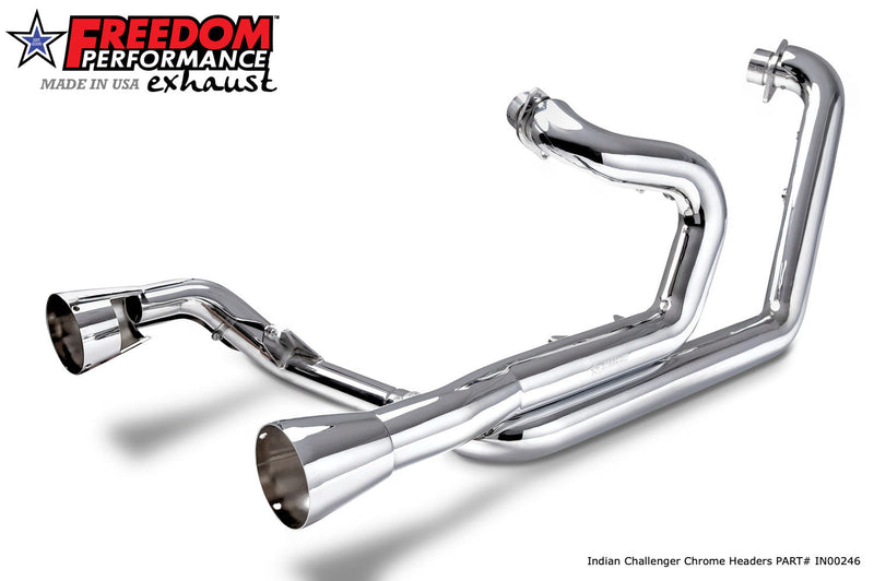 FREEDOM EXHAUST INDIAN CHALLENGER / PURSUIT TRUE-DUAL 2.5" HEADERS ONLY