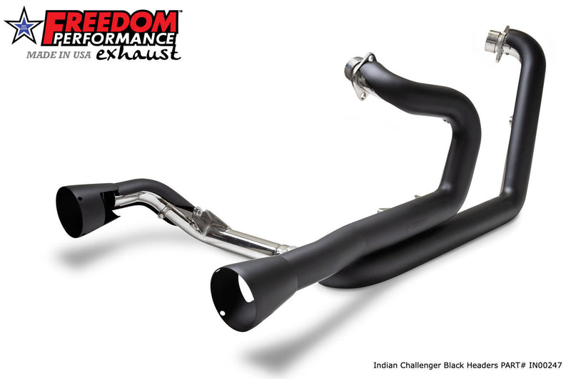 FREEDOM EXHAUST INDIAN CHALLENGER / PURSUIT TRUE-DUAL 2.5" HEADERS ONLY