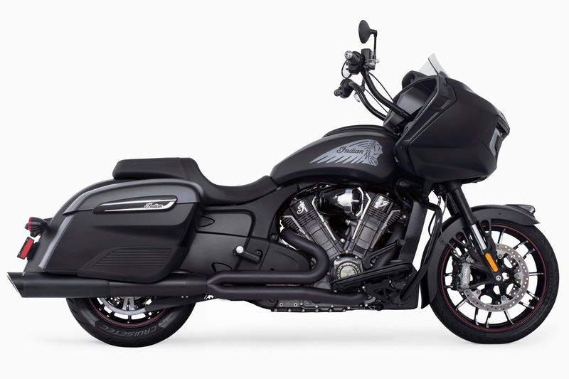 FREEDOM EXHAUST INDIAN CHALLENGER / PURSUIT UNION FULL SYSTEM 2-INTO-1 RIGHT-SIDE ONLY