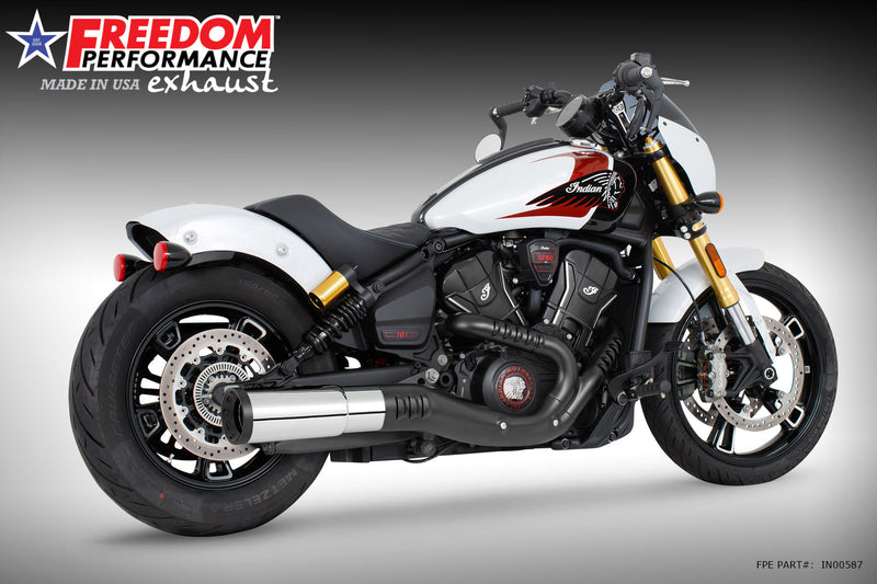 INDIAN 2025-PRESENT SCOUT 101-CLASSIC-SUPER-SPORT-BOBBER 4.5" 2-STEP SLIP-ON BUNDLE