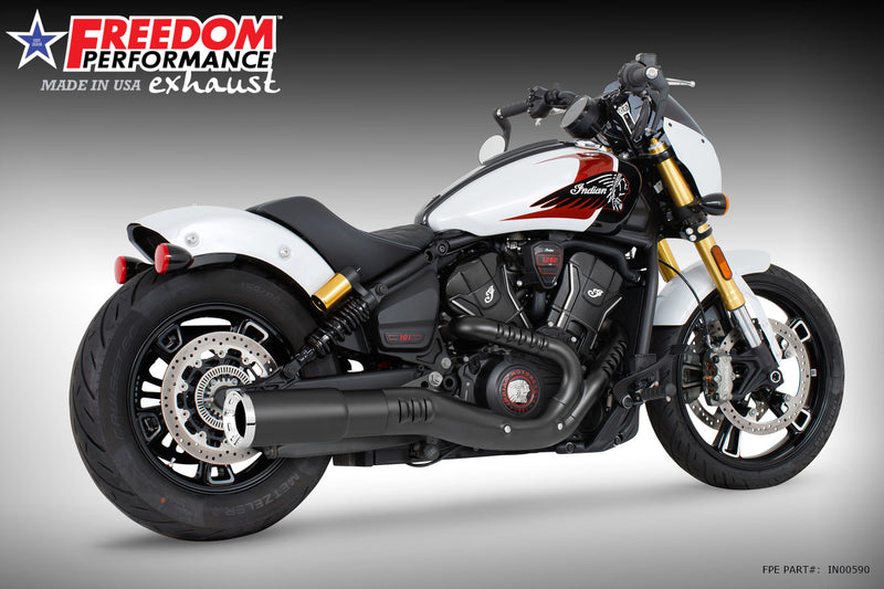 INDIAN 2025-PRESENT SCOUT 101-CLASSIC-SUPER-SPORT-BOBBER 4.5" 2-STEP SLIP-ON BUNDLE