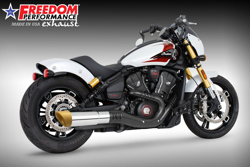 INDIAN 2025-PRESENT SCOUT 101-CLASSIC-SUPER-SPORT-BOBBER 4.5" 2-STEP SLIP-ON BUNDLE