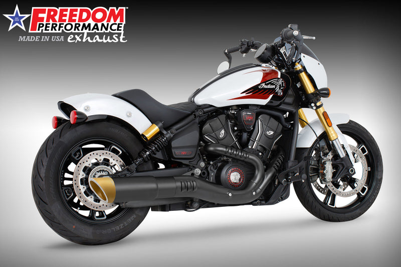 INDIAN 2025-PRESENT SCOUT 101-CLASSIC-SUPER-SPORT-BOBBER 4.5" 2-STEP SLIP-ON BUNDLE