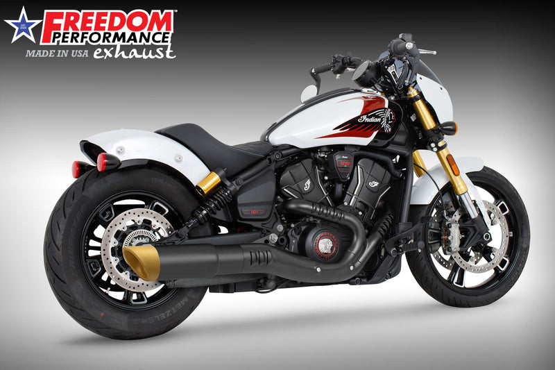 INDIAN 2025-PRESENT SCOUT 101-CLASSIC-SUPER-SPORT-BOBBER 4.5" 2-STEP SLIP-ON BUNDLE