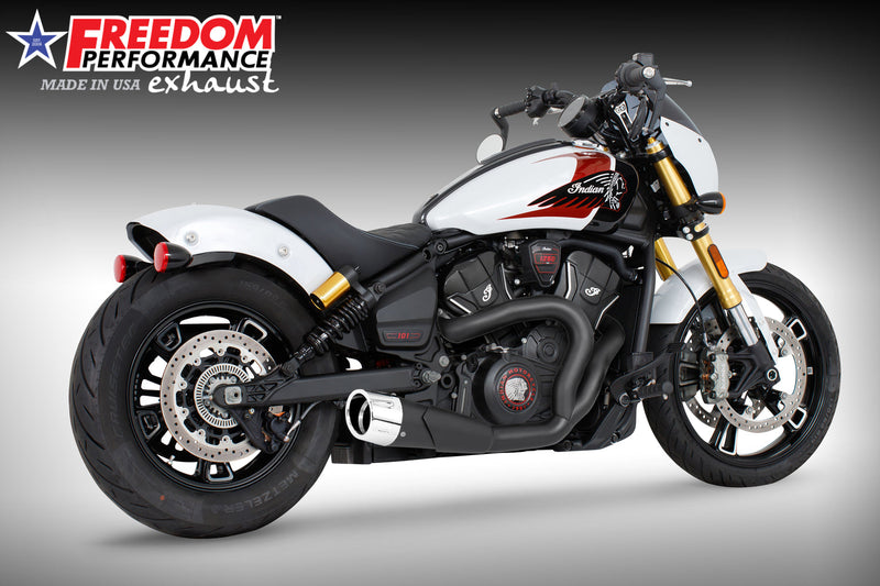 INDIAN 2025-PRESENT SCOUT 101-CLASSIC-SUPER-SPORT-BOBBER 4.5" 2 INTO 1 SHORTY BUNDLE