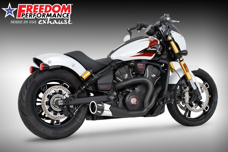 INDIAN 2025-PRESENT SCOUT 101-CLASSIC-SUPER-SPORT-BOBBER 4.5" 2 INTO 1 SHORTY BUNDLE