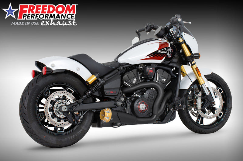 INDIAN 2025-PRESENT SCOUT 101-CLASSIC-SUPER-SPORT-BOBBER 4.5" 2 INTO 1 SHORTY BUNDLE