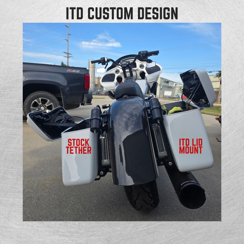 Lid Mount & Latch Cover Upgrade Kit | Harley-Davidson Touring