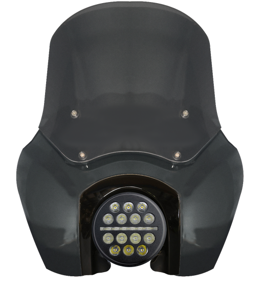 OG Softail Low Rider S Complete T-Sport Fairing Kit - Iron Horse Metallic 