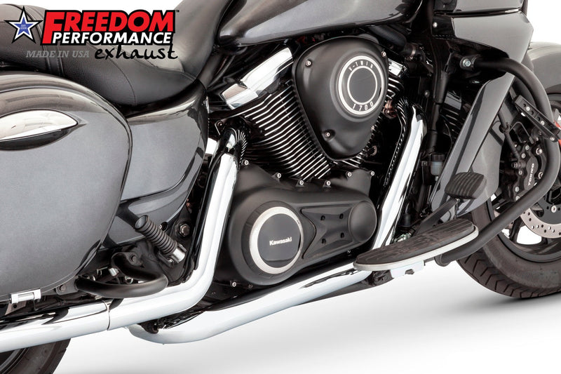 KAWASAKI VAQUERO 1700/NOMAD/VOYAGER TRUE-DUAL RIGHT-SIDE TUCK-&-UNDER 2.5" HEADERS ONLY