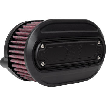 KODLIN USA OVAL AIR CLEANER KIT - BLACK - M8
