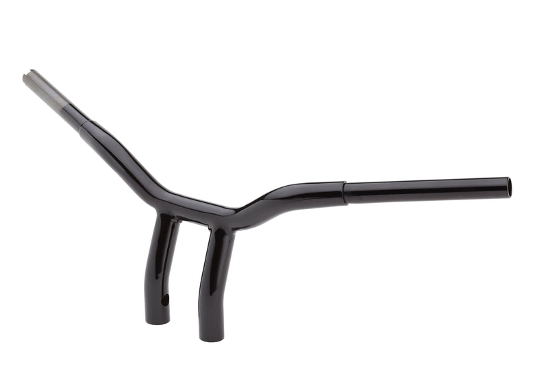 LA CHOPPERS 1-Piece Kage Fighter T-Bar W/ Pullback (Black)