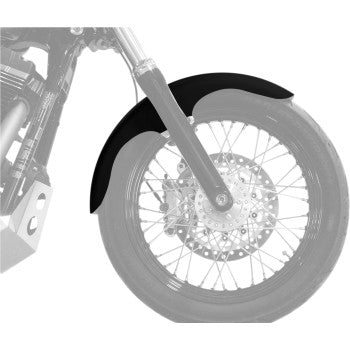 KLOCK WERKS Klub Front Fender Kit - w/ Raw Blocks - Steel - 19"