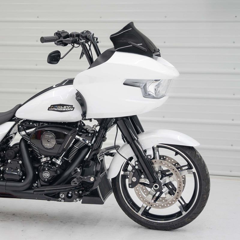 KLOCK WERKS Sport Flare* Windshield - 10" - Black - 2023.5-2024 Road Glide