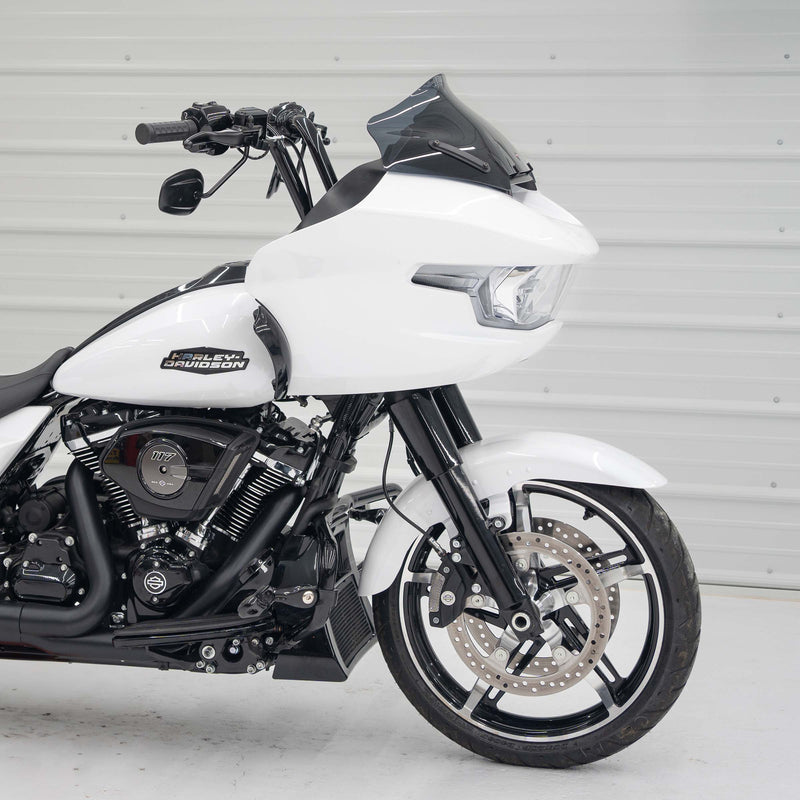 KLOCK WERKS Sport Flare* Windshield - 10" - Dark Smoke - 2023.5-2024 Road Glide