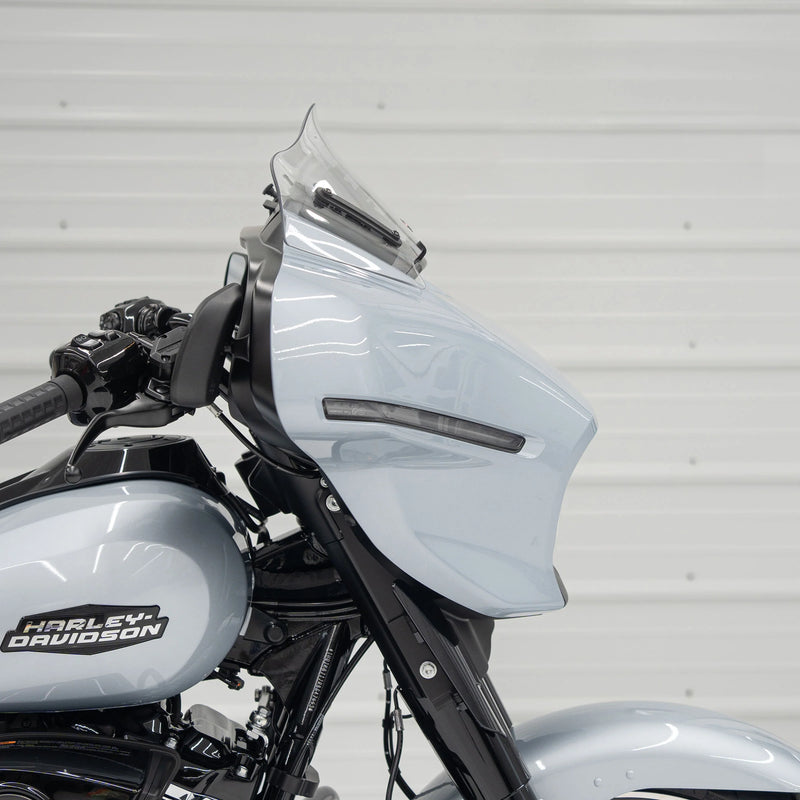 KLOCK WERKS Flare* Windshield - 8" - Clear - 2024 Street Glide