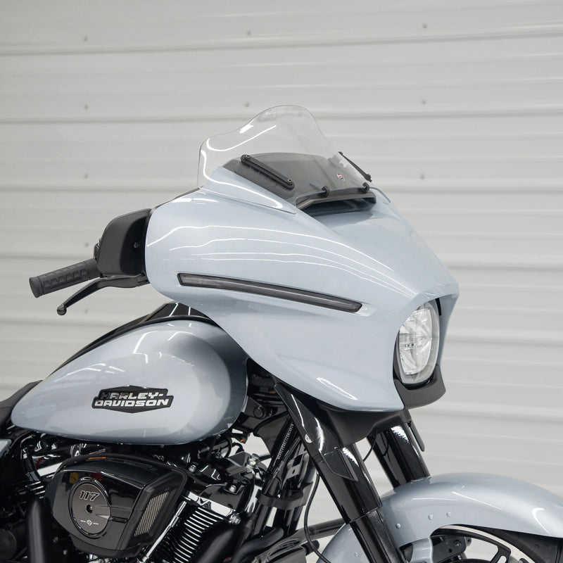KLOCK WERKS Flare* Windshield - 8" - Clear - 2024 Street Glide