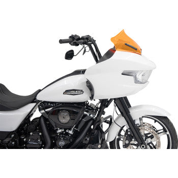 KLOCK WERKS Kolor Flare* Windshield - 10" - Orange Ice - '23.5-UP Road Glide