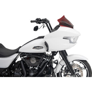 KLOCK WERKS Kolor Flare* Windshield - 10" - Red - '23.5-UP Road Glide