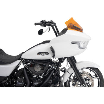 KLOCK WERKS Kolor Flare* Windshield - 10" - Orange - '23.5-UP Road Glide