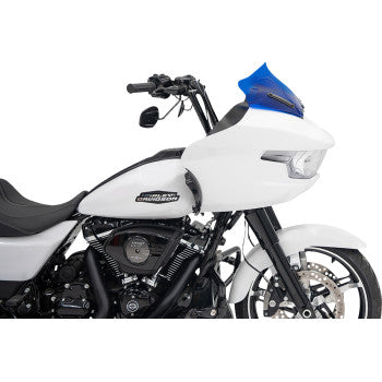 KLOCK WERKS Kolor Flare* Windshield - 10" - Blue - '23.5-UP Road Glide