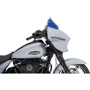 KLOCK WERKS Kolor Flare* Windshield - 8" - Blue - '23.5-UP Street Glide