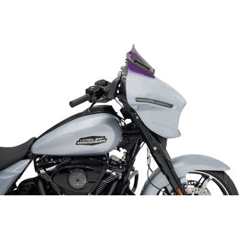 KLOCK WERKS Kolor Flare* Windshield - 8" - Purple - '23.5-UP Street Glide
