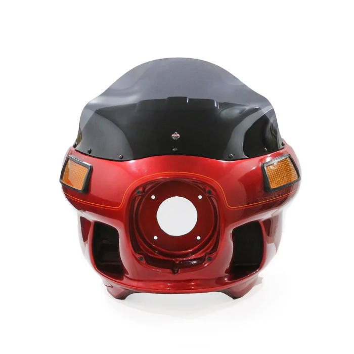 KLOCK WERKS Flare® Windshield - 12" - Dark Smoke - FXRT/FXRD '83-'93