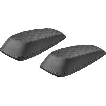 SADDLEMEN Saddlebag Lid Cover Set - Lattice Stitch - Touring '14-'23