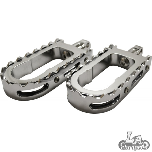 LA CHOPPERS FOOTPEGS BMX STYLE CHROME/ CHROME