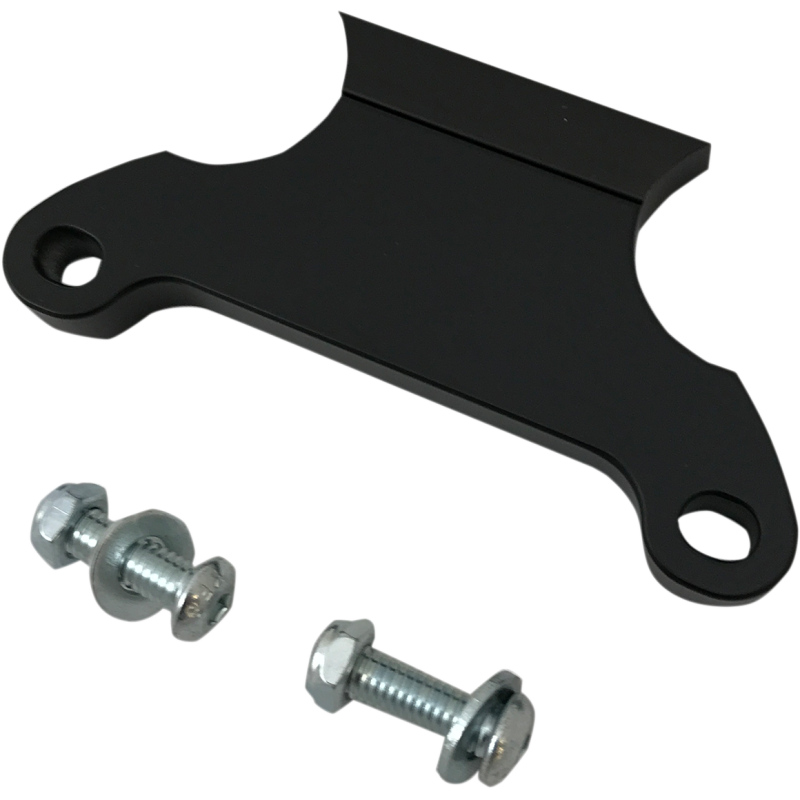 LA CHOPPERS T-Bar Gauge Mount Kit - Flat Black - 1.5" Diameter