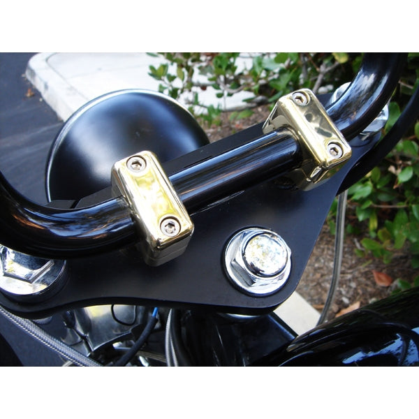 LA CHOPPERS - 1.5" SHORTY RISERS FOR 1" HANDLEBARS