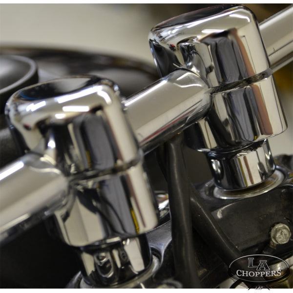LA CHOPPERS - RISERS SMOOTH FOR 1" HANDLEBARS 1.5" RISE