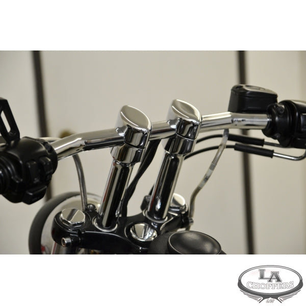 LA CHOPPERS - RISERS SMOOTH FOR 1" HANDLEBARS 6" RISE