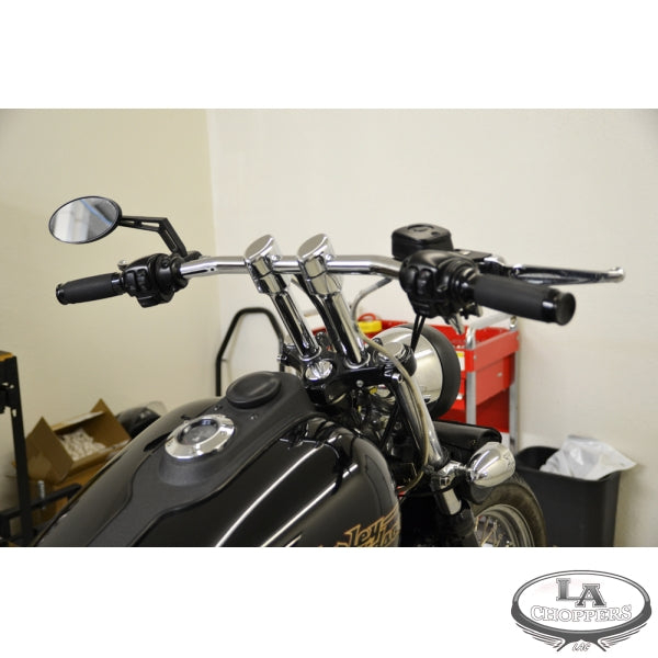 LA CHOPPERS - RISERS SMOOTH FOR 1" HANDLEBARS 6" RISE