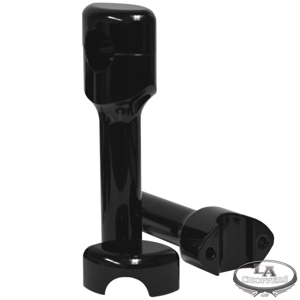 LA CHOPPERS - HEFTY RISERS SMOOTH FOR 1 1/4" HANDLEBARS 6" RISE