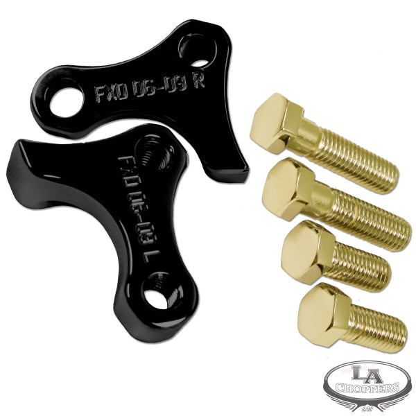 LA CHOPPERS 1"  REAR LOWERING KIT BLACK Dyna 2006-2017