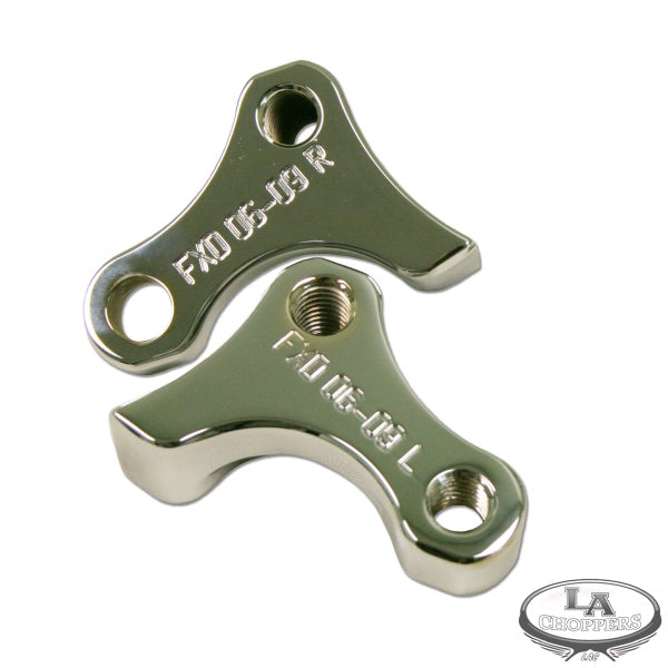 LA CHOPPERS 1"  REAR LOWERING KIT CHROME FOR 2006-2017 DYNA