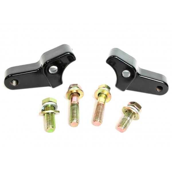 LA CHOPPERS REAR LOWERING KIT -25,4 MM (1") / BLACK-POWDER-COATED / STEEL FOR 2018-2022 TOURING