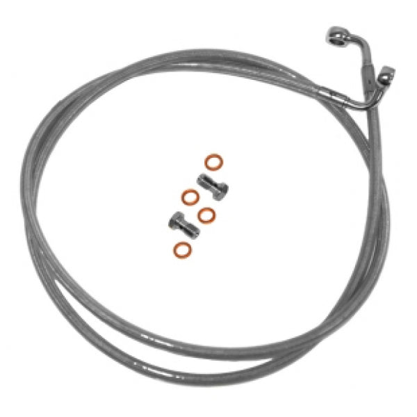LA CHOPPERS BRAKE LINE STAINLESS BRAIDED FOR 18"-20" APE HANGERS - SOFTAIL