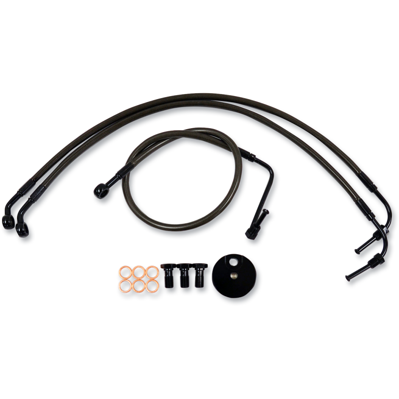 LA CHOPPERS BRAKE LINES 12-14" FXDF