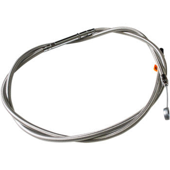 LA CHOPPERS Complete Stainless Cable/Brake Line Kit - 12" - 14" Handlebars - Scout '15-'22