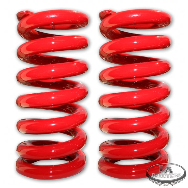 LA CHOPPERS BIG SHOCK SPRINGS RED FOR SOFTAIL