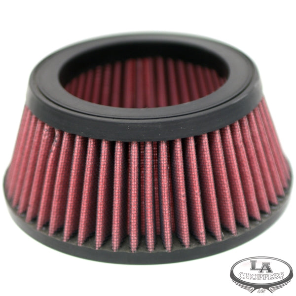 LA CHOPPERS Replacement Air Filter - Red - LA Choppers/Affliction Air Cleaners - Big Twin