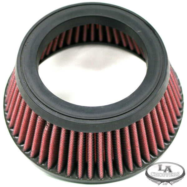 LA CHOPPERS Replacement Air Filter - Red - LA Choppers/Affliction Air Cleaners - Big Twin