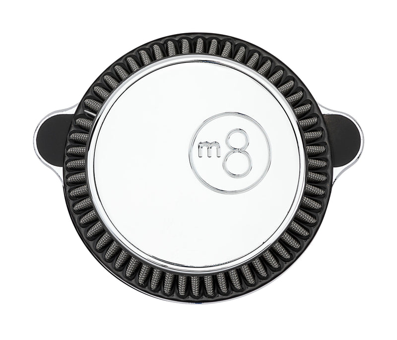 LA CHOPPERS Air Cleaner Kit - Chrome - 8-Ball